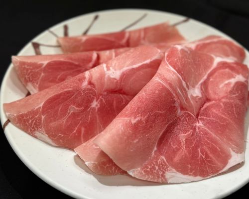 Our most popular item♪ All-you-can-eat "Yume no Daichi Pork"