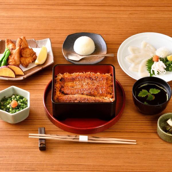 【鰻重・ふぐMIX】国産特上・玄鰻(げんまん)コース全7品【竹】6,300円【松】7,300円（税込）