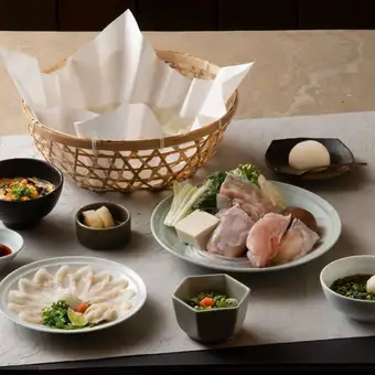 New [A5 Grade Natural Tiger Pufferfish] Natural Tiger Pufferfish Course (5 dishes total) *Available from October 15th