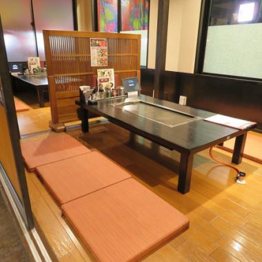 [Self-style teppanyaki in semi-private room seats] The iron plate baked in front of you is one of the charms that you can enjoy in a hot state with your favorite baking ♪ Juicy sound and aroma, appetite Enhances the deliciousness.The staff will be happy to assist you, so please feel free to contact us if you wish.