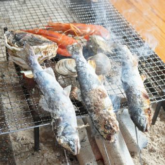 ヤマメの塩焼き