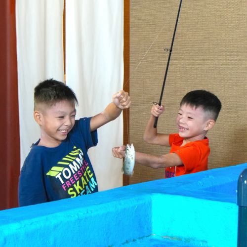 お子様に嬉しい釣り体験！