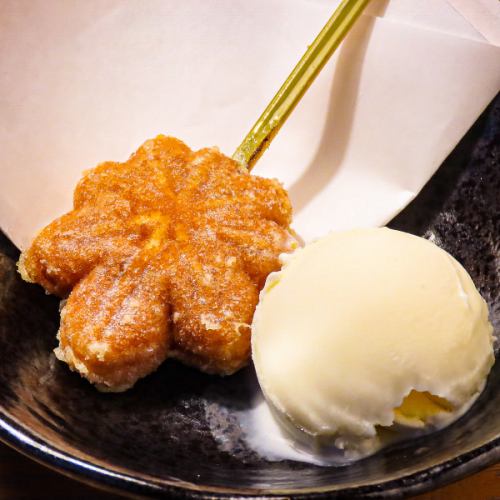 〆はやっぱり揚げもみじ◎