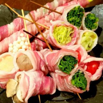 迷ったらこれ！串焼きおまかせ五本