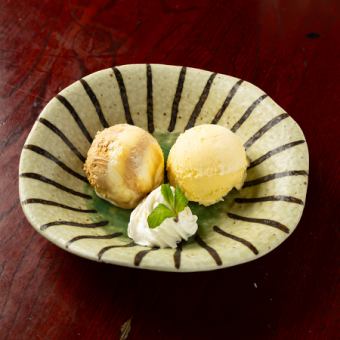 두 종류의 아이스크림