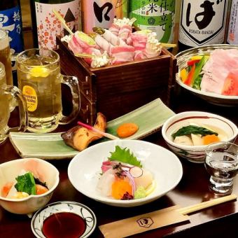 [Banquet course] 5,500 yen (tax included) with 8 dishes and 2 hours of all-you-can-drink