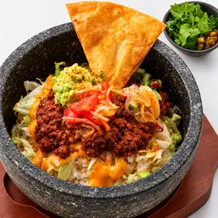 Stone-grilled taco rice