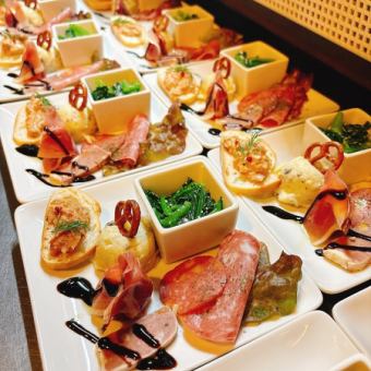 推薦SORA套餐！ 【9道菜，2小時暢飲】5000日圓（含稅）