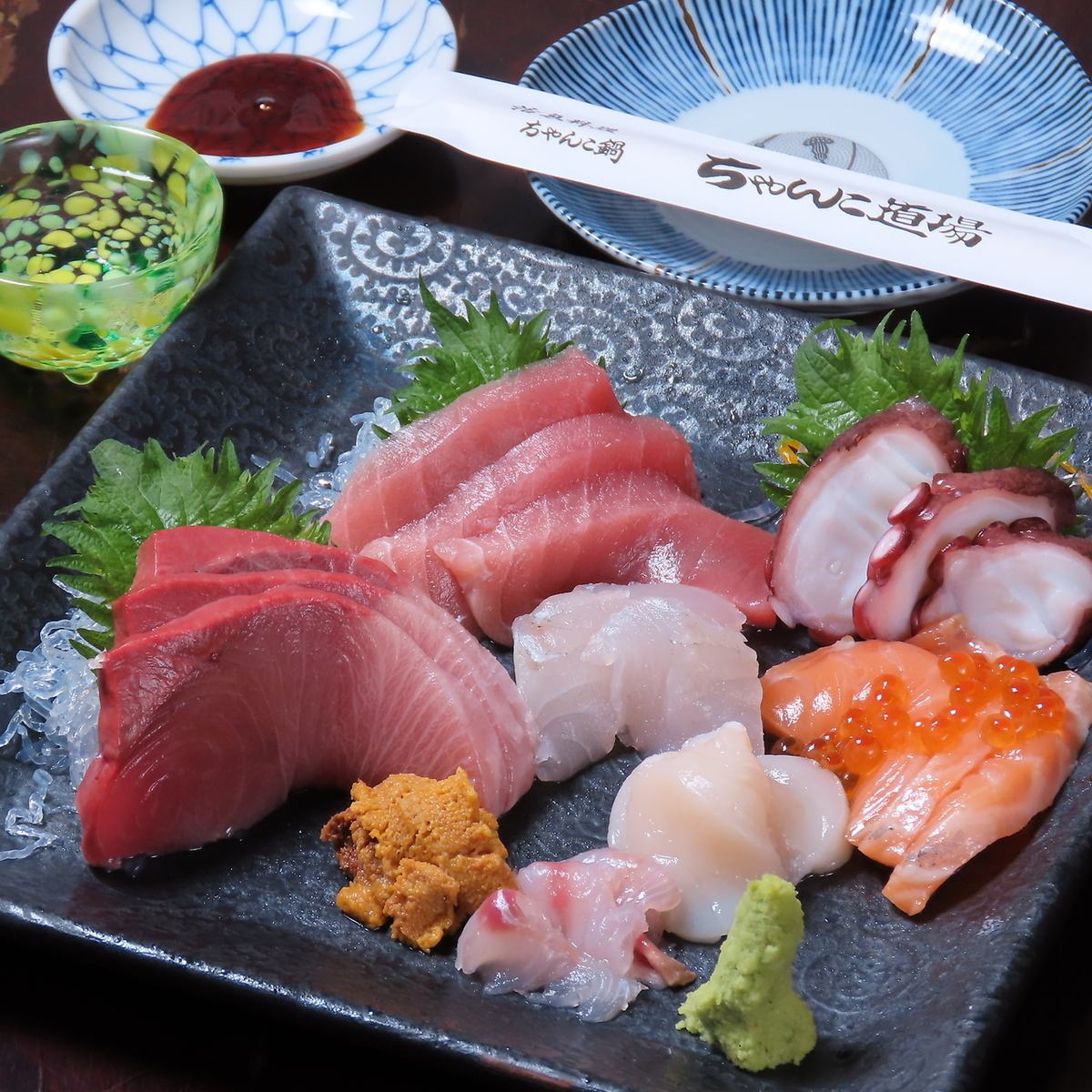 豊洲直送の新鮮な鮮魚を提供いたします！