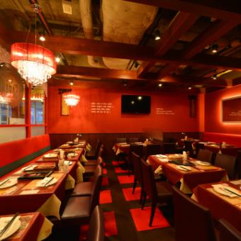 着席45名、立食で最大50名様OK！ラグジュアリーなアジアン空間を丸々貸切♪