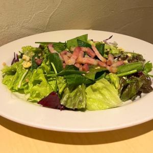 Spinach and Bacon Salad ~Mimosa Style~