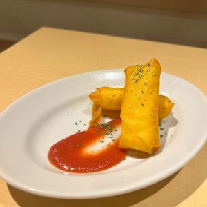 Quattro cheese fritters