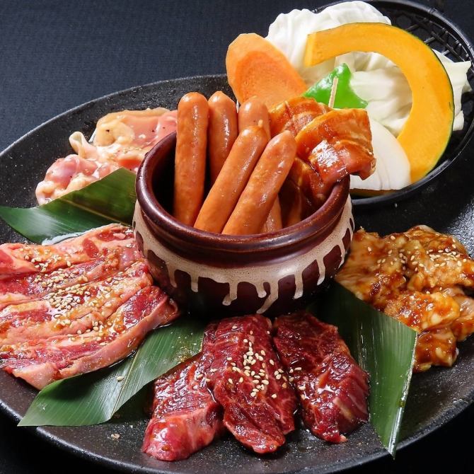 コース | 大衆焼肉 もつ鍋 だるまや 松山谷町店