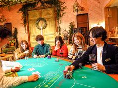 [Includes game chips 3000$] ``Amusement casino experience course'' with approximately 100 types and 120 minutes of all-you-can-drink 3500 yen