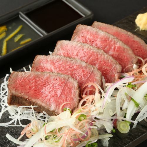An izakaya with private rooms where you can fully enjoy our proud straw-grilled dishes♪