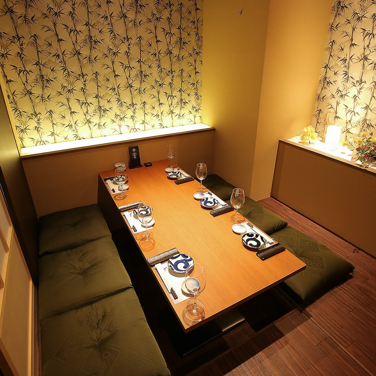 For a drinking party ◎ We will guide you to a private room with a sunken kotatsu for 2 to 40 people ♪
