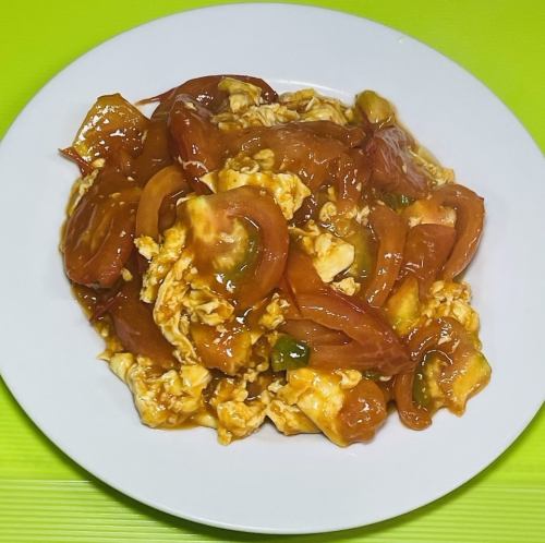 八福豆腐/トマトの玉子炒め