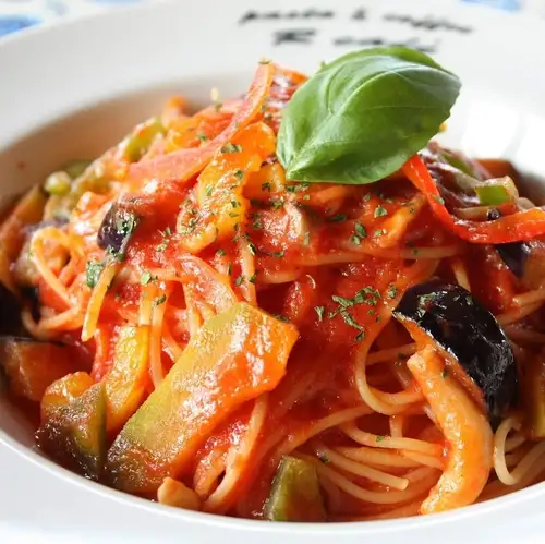 もっちりーにの生パスタのランチ