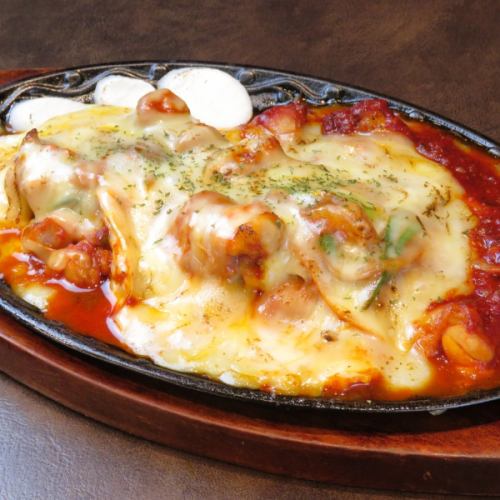 Great value for lunch Part 1 ♪ Very popular [Teppanyaki cheese dak galbi set meal]