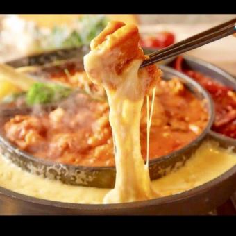 メインが自家製たれのチーズダッカルビ！タタキ、ケジャンの贅沢コース2時間飲み放題付き6000円