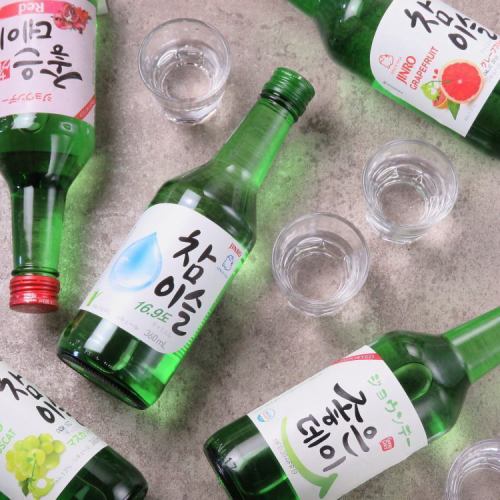 韓国のお酒も多数!!