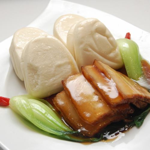 Pork rose with Chinese mushiman