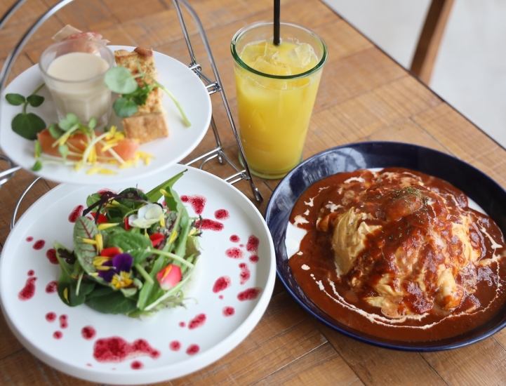 Afternoon style lunch is a dish that makes you feel good ♪