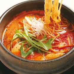 Owon-style budae jjigae