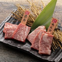 两种日本黑毛和牛拼盘