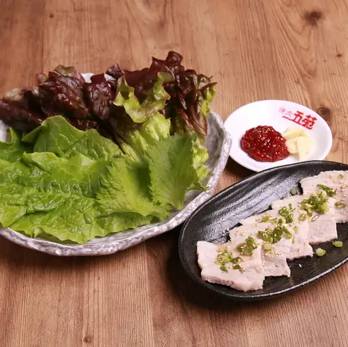 Homemade Bossam (boiled pork)