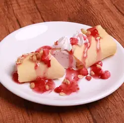 후쿠오카산 아마오 크레페 아이스