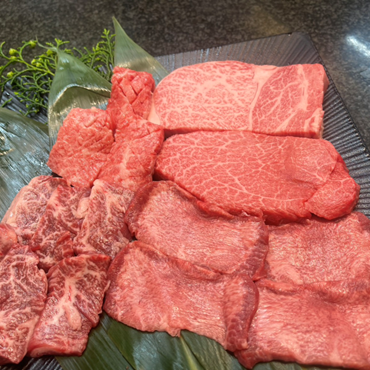 つる牛赤身盛りセット(380g)