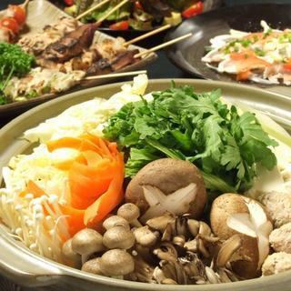 2時間飲み放題付き！忘年会コース4500円(税込)～