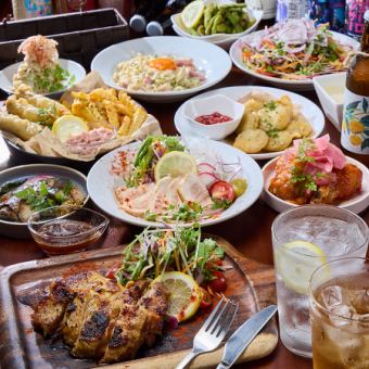 【名物コース】120分飲み放題付き！　人気名物メニューばかりで構成された1ランク上の贅沢コース