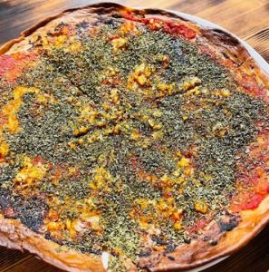 超级简易番茄酱披萨（不加奶酪）