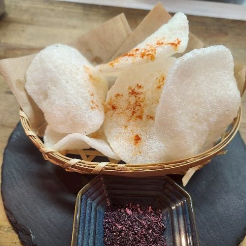 あげたて！　えびせん　※ゆかり塩付き