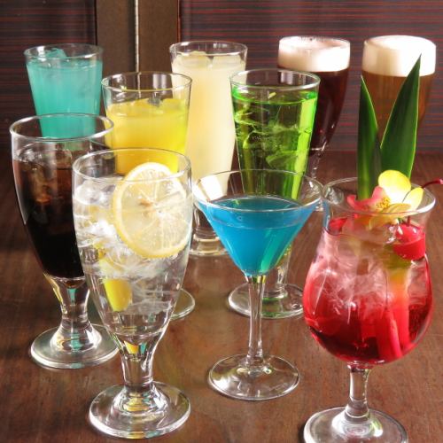 We also have a wide variety of authentic cocktails starting at 495 yen!