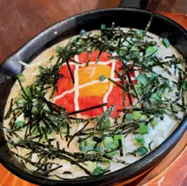 山芋と明太子の鉄板焼き