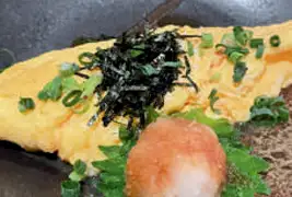 タラマヨ入り和風オムレツ