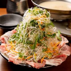 京丹波豚の香味野菜しゃぶ