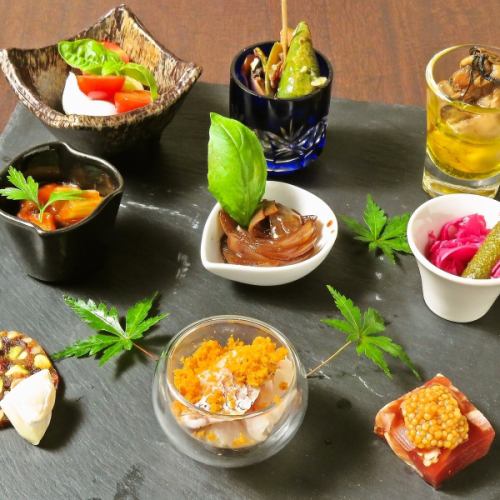 前菜色々盛合せ