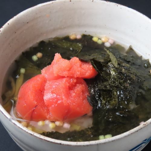 お茶漬け各種 (梅・明太)