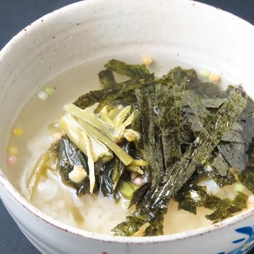 お茶漬け各種 (茎ワサビ)