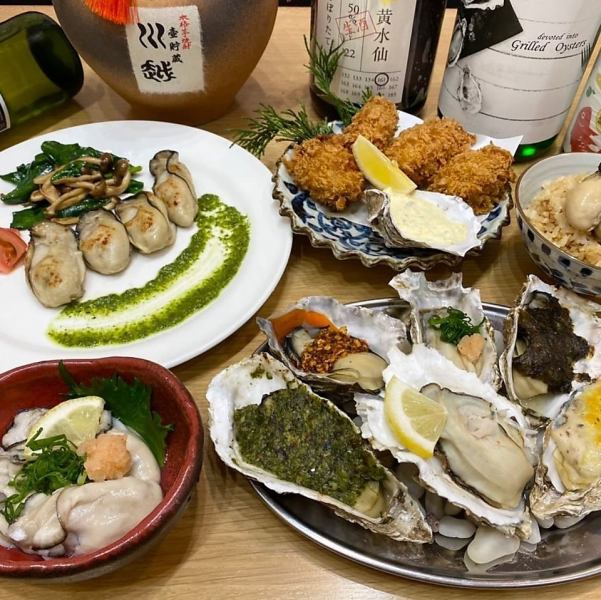 焼き・揚げ・飯！広島の牡蠣を味わい尽くす堪能コース