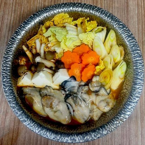 広島牡蠣　チゲ鍋（2人前）