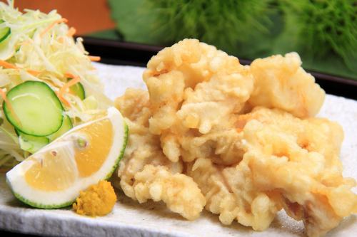 Oyama chicken thigh tempura