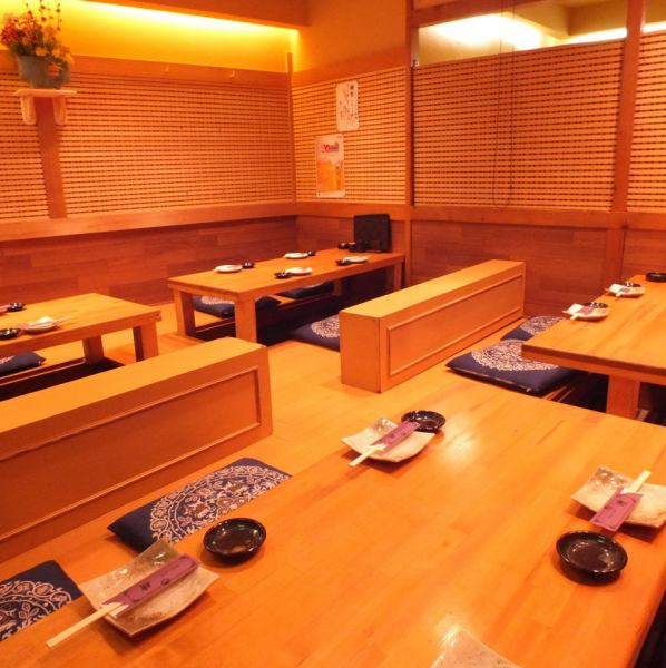 [We can accommodate banquets for up to 24 people.] The space available for groups is a digging and private room, so you can relax and enjoy special banquets.[Completely private room Seafood fresh fish Banquet Sannomiya Kitanozaka Japanese food]