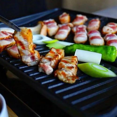 奈良縣大和豬肉製成的厚切五花肉（約2-3人食用）