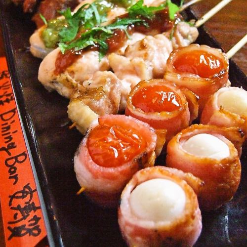[Fresh] Yakitori skewers of Asahiki chicken <6 pieces>
