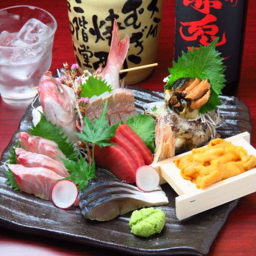 その日に仕入れた鮮度抜群のお魚